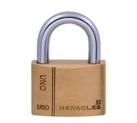 Cadenas laiton UNO 60 mm sous blister HERACLES I-CAD60-BS