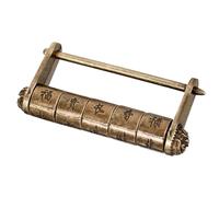 Cadenas Lettre Vintage en Alliage de Zinc, Style Ancien