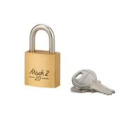 Cadenas Mach 2 20mm arc acier et monobloc en laiton, 2 clés - THIRARD