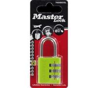 Master Lock Cadenas à combinaison 7630EURDCOL Aluminium programmable Couleur aléatoire