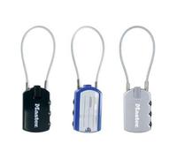Cadenas MasterLock, 3 chiffres, câble en acier de 15cm