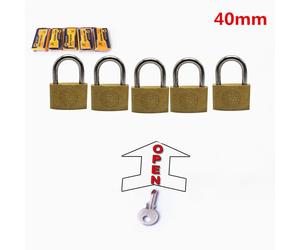 Cadenas n cuivre 20/30/40/50mm, 5 pièces, pour porte en bois, livraison gratuite 40 mm