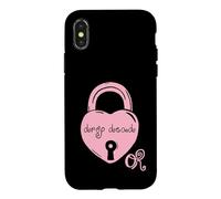 Cadenas Officiel Olivia Rodrigo Drop Dead Lock Coque pour iPhone X/XS