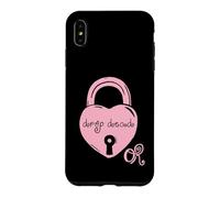 Cadenas Officiel Olivia Rodrigo Drop Dead Lock Coque pour iPhone XS Max