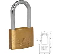 Cadenas pour arc long en laiton, 60 mm.