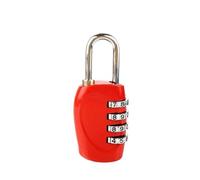 Cadenas pour Bagages Cadenas de sécurité résistant aux intempéries à combinaison colorée à 4 chiffres for l'extérieur, 2 pièces(WHITE)
