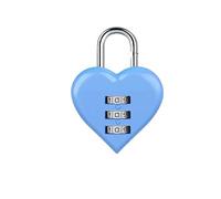 Cadenas pour Bagages Serrure à combinaison à 3 chiffres en alliage d'aluminium for bagages, cadenas à code for couple amoureux(Blue)