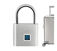 Cadenas pour salle de sport | Serrure d'empreinte digitale avec charge USB | Cadenas pour casier de gymnastique, extérieur, abri, porte, jardin, chambre, placard, école, entrepôt