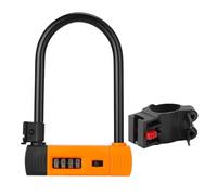 Cadenas Pour Scooter Electrique, Accessoire Velos Serrure A Code 4 Chiffres Reinitialisable Sans Cle, Cadenas de Moto, pour Vélo de Route et Montagne, Porte,