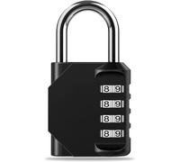 Cadenas pour valise de voyage et antivol bagage | Cadenas防水 valise avion à clef et rouge câble gym | Code touche 4 chiffres solide nour