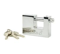 GEKO Cadenas rectangulaire avec 3 clés 70 mm Argenté G