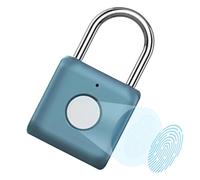 Cadenas résistant à l'eau, verrouillage intelligent des chiffres - Casier intelligent sans clé avec empreinte digitale, cadenas intelligent avec support de charge USB pour gym, bibliothèque, sac à dos