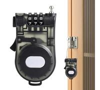 Cadenas rétractable, dispositif de sécurité extensible à 3 chiffres, cadenas à combinaison rétractable pour trottinette, , extérieur, ski, camping, jardin, vélo