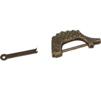 Cadenas rétro en forme de poisson antique, cadenas en laiton vintage à l'ancienne, espacement de 3,2 cm pour boîte à bijoux