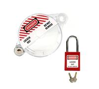 Cadenas Robinet Exterieur 1 ensemble de verrouillage et de cadenas de vanne à vanne transparents
