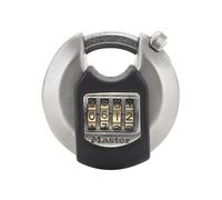 Cadenas Rond [Combinaison] [Acier Inoxydable] [Extérieur] M40EURDNUM - Idéal pour les espaces de rangement, les remises, les garages, les remorques