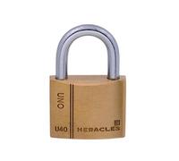 Cadenas standard laiton UNO 40mm s'entrouvrant anse en U - - I-CAD40MV