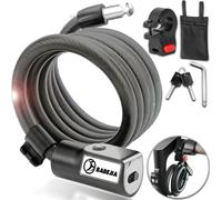 Cadenas Trotinette Electrique A Clé, Câbles Antivol Avec 2 Clés Pour Trotinette Electrique 120cm/12mm, Cadenas De Antivol Pour Velo, Trotinette, Motos