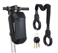 Cadenas Trotinette Electrique, Sac de Rangement étanch, pour Scooter électrique Vélo électrique Moto, avec 3 clés