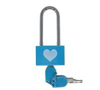Cadenas Valise Cadenas à poignée longue for couple amoureux, 74 x 32 22 mm, minimaliste, voyage(Blue)
