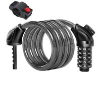 Cadenas Velo Antivol for vélo de montagne - Câble antivol électrique en fil d'acier avec mot passe