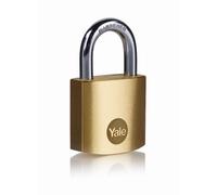 Yale Y110B/25/113/1 - Cadenas Boron en laiton 25 mm, anse acier, 3 clés - Pour Casier Scolaire Ecole, Vestiaire de Sport, Boîte à Outils, Armoire