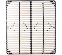 CADENTRO Sommier à Lattes 160x200 cm - 1 Pied Central Inclus