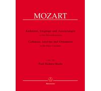 Cadenzas, Lead-ins and Ornaments to the Piano Concertos