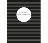 Caderno de Partituras Musicais | Papel pautado | Música manuscrita: 200 páginas | 12 pautas por página |Para músicos, compositores e estudantes