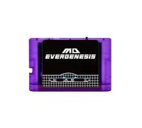 Cadfghjk Cartouche De Jeu EDMD 3000 en 1 avec Carte Mini SD De 4 Go - Compatible avec Sega Genesis Mega Drive MD, Carte Flash De Jeu Rétro for Les Jeux Classiques 16 Bits(Purple)