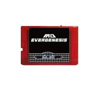 Cadfghjk Cartouche De Jeu EDMD 3000 en 1 avec Carte Mini SD De 4 Go - Compatible avec Sega Genesis Mega Drive MD, Carte Flash De Jeu Rétro for Les Jeux Classiques 16 Bits(Red)