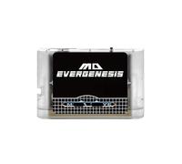 Cadfghjk Cartouche De Jeu EDMD 3000 en 1 avec Carte Mini SD De 4 Go - Compatible avec Sega Genesis Mega Drive MD, Carte Flash De Jeu Rétro for Les Jeux Classiques 16 Bits(White)