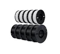 Cadfghjk Filament PLA/ABS/PETG 10 Kg 1,75 Mm Noir Blanc Gris 10 Rouleaux PLA ABS PETG Plastique for Imprimante 3D - Compatible avec KINGROON(ABS 10kg Mix)