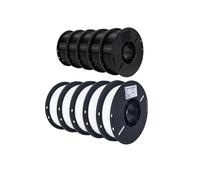 Cadfghjk Filament PLA/ABS/PETG 10 Kg 1,75 Mm Noir Blanc Gris 10 Rouleaux PLA ABS PETG Plastique for Imprimante 3D - Compatible avec KINGROON(PLA 10kg Mix)