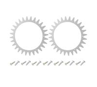 Cadfghjk Roues De Tondeuse À Gazon, Clous Antidérapants, Accessoires for Tondeuse Robotisée - Compatibles avec Ecovacs Goat