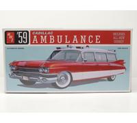 AMT 1959 Cadillac Ambulance w/Gurney Kit de Maquette à l'échelle 1:25