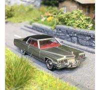 Cadillac coupe deVille, gris métallisé et noir, 1972 - BREKINA 18131 - HO 1/87
