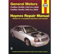 Cadillac DeVille 9405 Seville 9204 DTS 0610 Haynes Repair Manual USA by Haynes Publishing Haynes Publishing (Auteur)