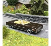 Cadillac El Dorado cabriolet, brun foncé, 1976 - BREKINA 19757 - HO 1/87