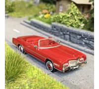 Cadillac Eldorado cabriolet, rouge, intérieur rouge, 1976 - BREKINA 19758 - HO 1