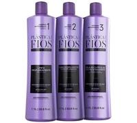 Cadiveu Plastica dos Fios - Kit soin lissant professionnel 3x1L (shampoing, treatment, masque)