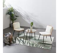 Salon De Jardin Bas 2 Chaises + 1 Table Cadix Marron