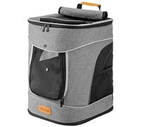 Sac à dos pour animaux domestiques avec porte poches laisse sac de transport chien chat rongeur voyages balades sorties