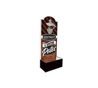 STC Décapsuleur mural Bistrot L'Entre Potes Bois Vintage 30x12x6cm Humoristique