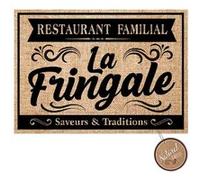 Cadoons Set de table en toile de jute LA FRINGALE G