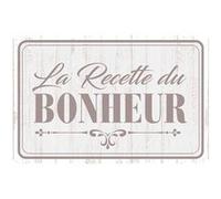 Cadoons Set de table - RECETTE DU BONHEUR BEIGE G