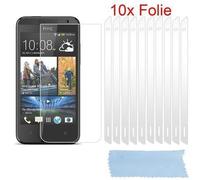 Cadorabo 10x film de protection pour HTC DESIRE 310 Films de protection d'écran en blanc très transparent