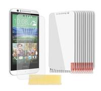 Cadorabo 10x film de protection pour HTC DESIRE 610 Films de protection d'écran en blanc très transparent