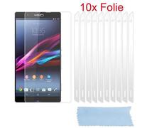 Cadorabo 10x film de protection pour Sony Xperia Z2 Films de protection d'écran en blanc très transparent