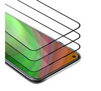 Cadorabo 3x film blindé plein écran pour Huawei Nova 7 Se Film de protection en blanc Tempered verre de protection d'écran